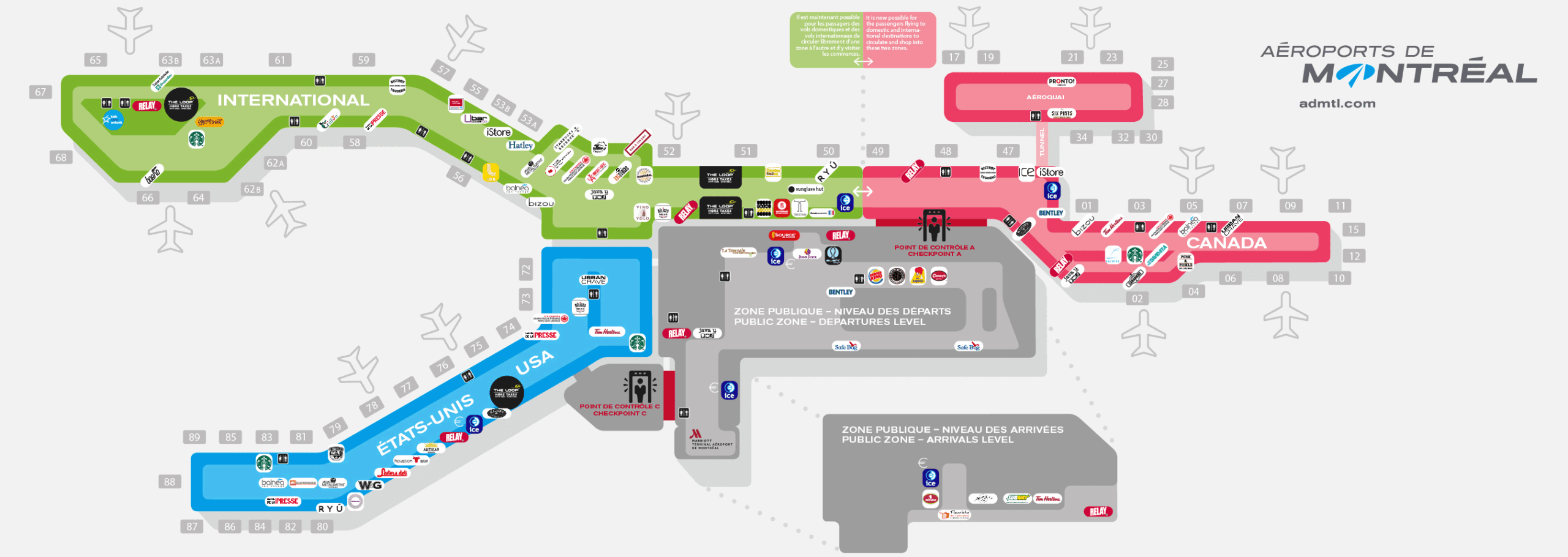 Aeroport-International-Pierre-Elliott-Trudeau-de-Montreal-YUL-scaled ✈️ Guia Completo do Aeroporto de Montreal: Terminais, Transporte e Dicas