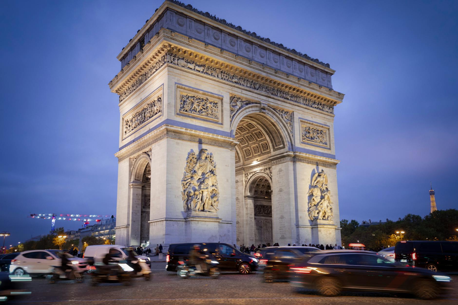 Arco do Triunfo em Paris