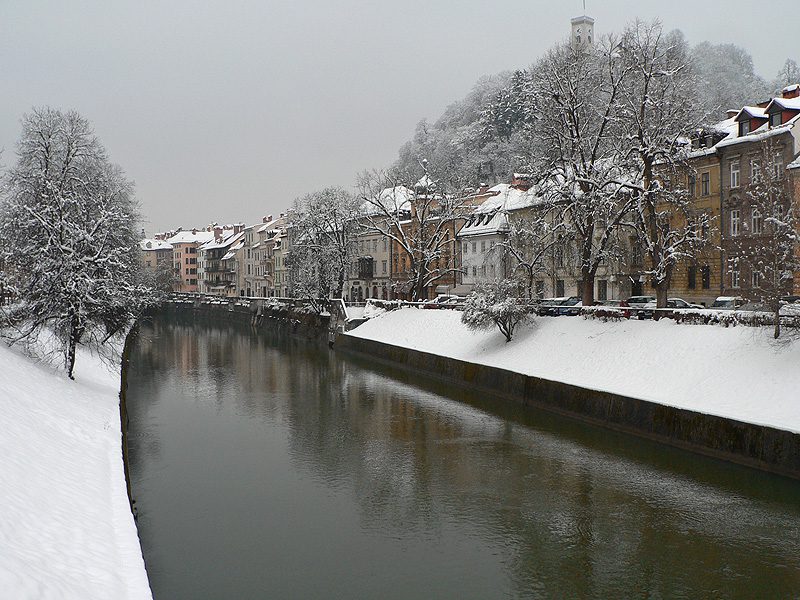 Ljubljanica_under_the_snow Europa no Inverno: 10 Destinos Imperdíveis para Fugir do Óbvio
