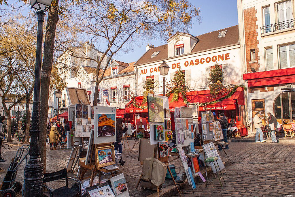 Place-de-Tertre 🗼15 Razões para Visitar Paris e Se Apaixonar Pela Cidade Luz