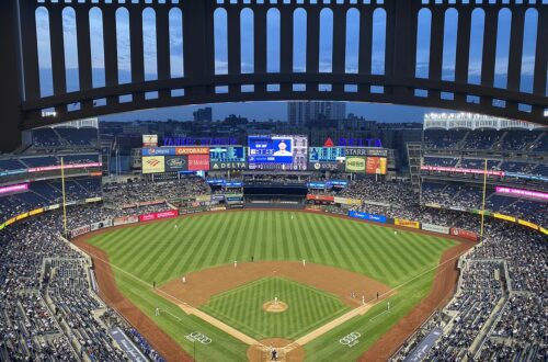 Jogo de Beisebol dos Yankees em Nova York